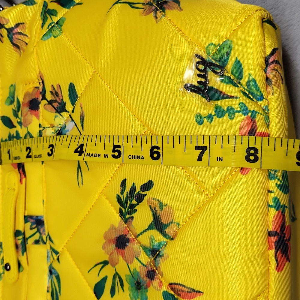 NWOT Lug Flare 2 Crossbody Bag 🌼 with Two Strap Choices ~ Bouquet Yellow" - Picture 11 of 16